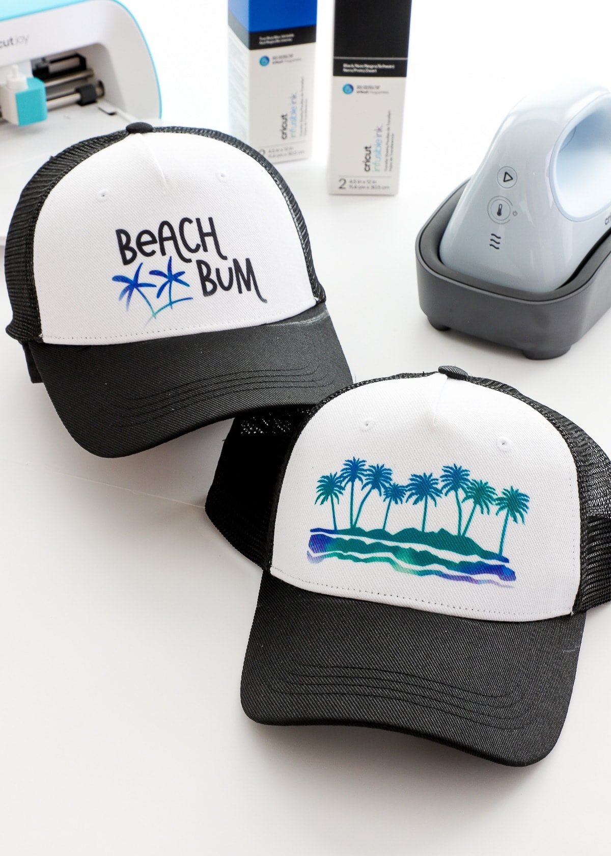 Making Hats with Cricut Hat Press & Infusible Ink Transfer Sheets - The  Homes I Have Made